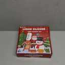 JOICEE Christmas Taba Squishy Kit, DIY Xmas Squishy Making Kit 18OZ AB Liquid Silicone with Xmas Tree Stocking Snowman Reindeer Molds for Make Your Own Christmas Soft Squishies Party Favors Gifts