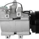 ECCPP A/C Compressor with Clutch Fit for Hyundai Tucson 2.7L 2005-2009 AC Compressor