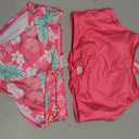 Mirawise Girls Swimsuits Swimwear Bathing Suit Beach Bikini Two Piece Tie Front Swimsiuts 10-11Y