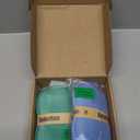 Baby Bath Sponge - Ultra Soft Baby Sponge for Bathing - Kids Bath Sponges for Infants, Toddler Bath Time, 2 Count (1 Pack) - Green Blue