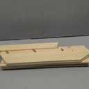 ZYP 4 Tier Wood Cupcake Display Stand,Retail Cookie Display Riser,Rustic Tiered Table Display Stand for Vendors Home Wedding Party,Nature