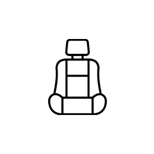 Grey Universal Seat Cover,  25*21 in