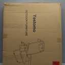 Yestomo Beach Chair with Backpack Straps, Heavy Duty Backpack Beach Chairs for Adults with 4 Positions, Lay Flat Beach Chair with Large Cooler Pouch, Support to 350LBS