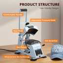 HTVRONT Hat Press Machine - Hat Press Heat Machine for Caps with 2 Platens & Caps Stretcher, Hat Heat Press Machine for Caps with Precise Temp&Timer Control for Heat Transfe Vinyl, Sublimation (Blue)