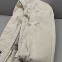 LCOOMZEN 3-in-1 Blackout Curtains Soundproof Noise Reduction Curtains Beige Thermal Insulated Drapes for Winter Elegant Privacy Grommet Curtains for Living Room Bedroom (1 Panel, Beige, 50" x 108")