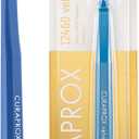 Curaprox CS 12460 Velvet Soft Toothbrush Sensitive Gum Care | Ultra-Gentle Cleaning with 12,460 Filaments | Single Pack, Royal Blue-Grey