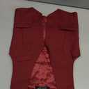 A&J DESIGN Boy's 4 Button Formal Suit Vest Dress Waistcoat with Pockets, Size 6 Years (Burgundy)