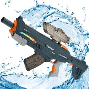 Water Guns for Adults, Powerful Electric Water Gun 28-36FT Long Range Squirt Gun 1000ml Large Capacity Electric/Manual Mode Water Blasters Watergun, Modular Battery Easy to Charge