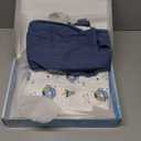 ZIGJOY Sleep Sack Swaddle 0.5 TOG Baby Wearable Blanket 100% Cotton Baby Swaddle Blanket for Newborns 0-6 Months for Boy Girl, Blue&Space