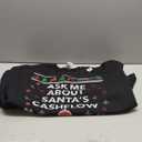 Ask Me About Santas Cash Flow Accountant Ugly Christmas Sweatshirt, 2XL