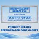241778307 241778315 32.09x 16.93"Cosamatcozon Upgraded Refrigerator Fresh Food Door Gasket (Gray) - Compatible with Some Crosley, Electrolux, White Westinghouse, Kenmore and Frigidaire Refrigerators