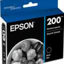 EPSON 200 DURABrite Ultra Ink Standard Capacity Black Cartridge (T200120-S) Works with WorkForce WF-2520, 2530, 2540, Expression XP-200, 300, 310, 400, 410