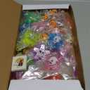 Halloween Party Favors for Kids,72 PCS Halloween Glow in the Dark Toys Bulk with Spin Necklace, Light Up Rings, Spin Bracelets, Halloween Goodie Bag Fillers Basket Stuffers Gift for Kids Trick or Treats