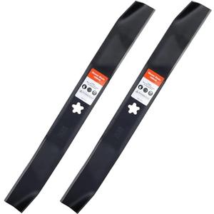 Grasscool 134149 Mulching Blades for Craftsman 21 inch Mower Blade LT2000 LT1000 YS4500 Replace 422719 532134149 Husqvarna Poulan Pro 21'' Deck Riding Lawn Mower 5 Point Star (2 Pack)