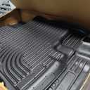 Husky Liners Weatherbeater Floor Mats | Fits 2014-2019 Toyota Highlander (Excludes Hybrid) | Front & 2nd Row, 3-pc Black - 99601