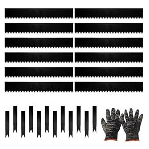 40Ft Galvanized Steel Landscape Lawn Edging, 40" X 6" (12 Pack) Metal Landscape Edging Border with 12 Clips, Metal Garden Edging Border, Metal Edging for Landscaping, Garden, Yard, Pathway