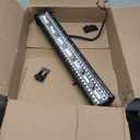 Nilight 18024C-A 420W 20Inch Triple Row Flood Spot Combo 42000LM Bar Driving Boat Led Off Road Lights for Trucks,  White