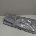 Yakamok Blackout Curtains 96 Inches Thermal Insulated Grey Room Darkening Window Drapes with 8 Grommets Window Treatment Curtain for Living Room Bedroom,52 Inch Width, Set of 2 Gray