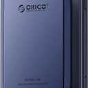 ORICO 1TB Magnetic External SSD, Aluminum Alloy, Up to 460MB/s, External Solid State Drive, Expand Storage for iPhone 17 Pro Max, Compatible w/MagSafe, USB-C Smartphones - K5MINI Blue