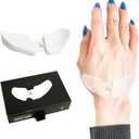 DELTAHUB Carpio 2.0 - Right-Handed Truly Ergonomic Wrist Rest for Mouse, Carpal Tunnel Support, Pain Relief, Anti-Fatigue, Easy Glide, Sleek, Office Computer, Laptop, Gaming - Small, White