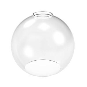 3 Pack Clear Glass Shade Replacements, Globe Glass Lamp Shade Covers for Light Fixtures, 1.65 Inch Fitter Globes Lampshades for Wall Sconces Chandelier Pendant Lights Bath Vanity Lights