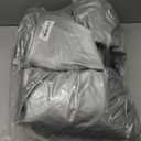 10x10 Canopy Replacement Top with Air Vent Silver Coated for Straight Leg Canopy Frame, (Dark Grey)