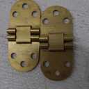 T Tulead Solid Brass Folding Hinges - Decorative Butler Tray Hinge 2.83"1.18" - Sewing Machine Table Flip Top Hinges 2-Pack