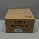 Summsun Outdoor Bistro Chair Cushions Set of 2, 15" D x 3" H Round Chair Cushions Waterproof and Fade Resistant Chair Cushion Pads with Non-Slip Ties and Removable Covers for Garden, Burgundy