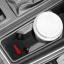 2PCS Cup Holder Coaster for Toyota Grand Highlander 2024 2025 Accessories,Silicone Cup Inserts Interior Mats (Red)