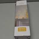 PEIDUO Easter Decorations, 2FT Birch Tree with LED Lights, Warm White Light up Tree Lamp, Easter Tree for Home Table Inside, Easter Decor Indoor, Battery Powered, Timer (2PK)