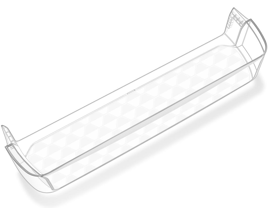 [2 Pack] UPGRADED MAN62570401 Door Shelf Bin Compatible with LG Refrigerator Door Shelf Replacement Parts LTCS20030S LTCS20020S LTCS20020W Shelf, Refrigerator Door Basket Kenmore Fridge Door Shelves