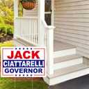 Jack Ciattarelli Yard Sign  18"x12" Yard Sign With H-Stake | Double-Sided Corrugated Plastic Outdoor Lawn Sign | Campaign Signs for New Jersey Governor