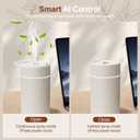 Car Star Projection Humidifier with 360ml Tank, Portable USB Powered Cool Mist Diffuser, Humidifier with Adjustable Starry Sky Lights for Car Ceiling, Bedroom, Desk, Office