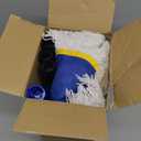 CLDREAM 24" Commercial Dust Mop for Floor Cleaning with 2 Mop Head, Large Industrial Push Broom Mops with 60" Long Handle,Wet Dry Floor Duster for Concrete Hardwood Tiles Marble Floors