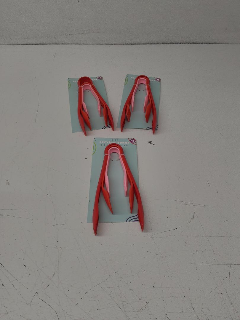 3 CT Serving Tongs 3 Pack