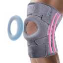 SUJAYU Knee Brace for Arthritis Pain and Support, Knee Brace for Meniscus Tear, Knee Braces for Knee Pain Women & Men, Knee Compression Sleeve for Knee Pain (Dark Grey), L