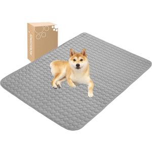 MICROCOSMOS Summer Cooling Mat & Sleeping Pad- Water Absorption Top, Materials Safe, Easy Carry, EZ Clean. Keep Cooling for Pets, Kids and Adults.(Dark Grey, 59" x 40")