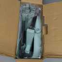 Broom and Dustpan Set for Home, Dust pan with Long Handle, Broom with Dustpan Combo Set, for Home Kitchen Room Office Lobby Floor Use Upright Stand Up Sweeping (Gray&Green)