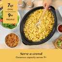 Crock-Pot 7-Quart Manual Slow Cooker, Family Size Serves 8+ People & Fits 6-lb Roast, Removable Stoneware with Warming Setting, Dishwasher Safe for Easy Cleanup, Stainless Steel