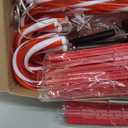 Solar Lights Outdoor Christmas Decorations: 24 Pack 144 LEDs 10 Modes Candy Cane Solar Powered Christmas Lights - 2025 Upgrade Waterproof Outside Holiday Decor for Yard Pathway Garden Porch Lawn