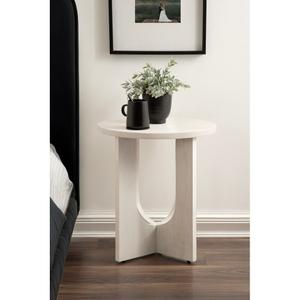 Kate and Laurel Sureda Wood Side Table - 20x16x22 