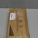 A-KARCK Square Exhaust Tip 3" Inlet, Black Coating Rectangle Exhaust Tailpipe Tip 3" x 5.5" Outlet 9.5" Long, Clamp on Design