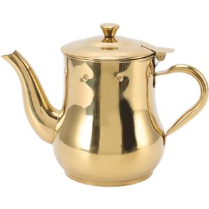 Tea Kettles Stainless Steel Teapot, 500ml Loose Leaf Tea Pot Tea Maker with Infuser Large Capacity Widely used for Storage Tea, Coffee, Oil in Home, Hotel, Restaurant