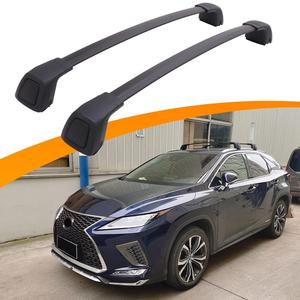 Aluminum Roof Rack Cross Bars Fit for 2016-2022 Lexus RX RX350 RX350L RX450h RX450hL with Flush Side Rails, Aerodynamic Rooftop Cargo Carrier Luggage with Anti-Theft Lock