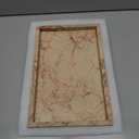 Marble Bathroom Tray,Pure Natural Vanity Tray,Marble Trays for Kitchen Counter Non-Ceramic/Non-Resin,Stone Tray 12 x 8 inch (Pink)