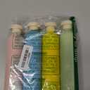 Travel Shampoo Bottle, Empty Plastic Squeeze Bottles 8.8oz with Flip Cap, Lotion Container for Toiletries Travel Size Shampoo and Conditioner (Yellow+light Blue+pink+green)