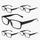 Gaoye Professional Reading Glasses for All Day - Computer Readers with Blue Light Protection - Value Pack