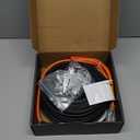 79.5FT(3FT~200FT) Heat Tape for Water Pipes, -40F Deicing Heating Cable, Freeze Protected Water Pipe Heating Cable, Heated Water Hose, Plumbing Fixtures, 120V 5W/ft Plumbing Fixtures (Black)