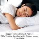 2 x Anti Acne Pillowcase - Queen Size 30x20, Gray, Envelope Style - Oeko-TEX Certified - 75% Viscose Derived from Bamboo, 25% Modal for Smooth, Breathable, Moisture-Wicking Quality