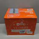 VCOROS Motorcycle Full Face Helmet for Unisex-Adults DOT Approved WS-609 Motorbike Street Bike Racing Helmets (Small, Gloss White)